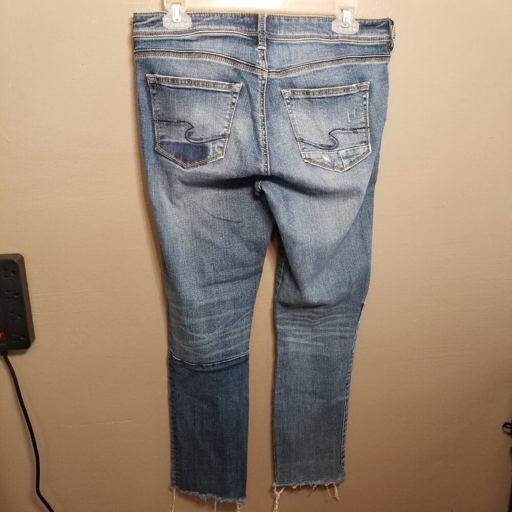 Silver Jeans Co. Izzy Ankle Slim W29 / L27 Medium Wash Jeans - Picture 7 of 12